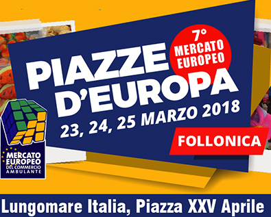 realizzazione manifesto e locandina per Piazze D'Europa 2018